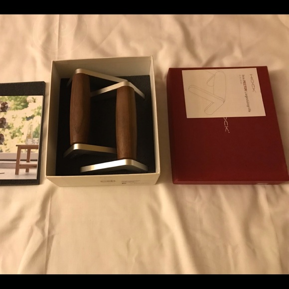 Hock pectoral  Walnut & Steel Push Bar - Picture 4 of 6